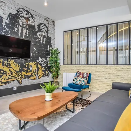 Spacious - 4br-10p - Butte-aux-cailles Apartment *